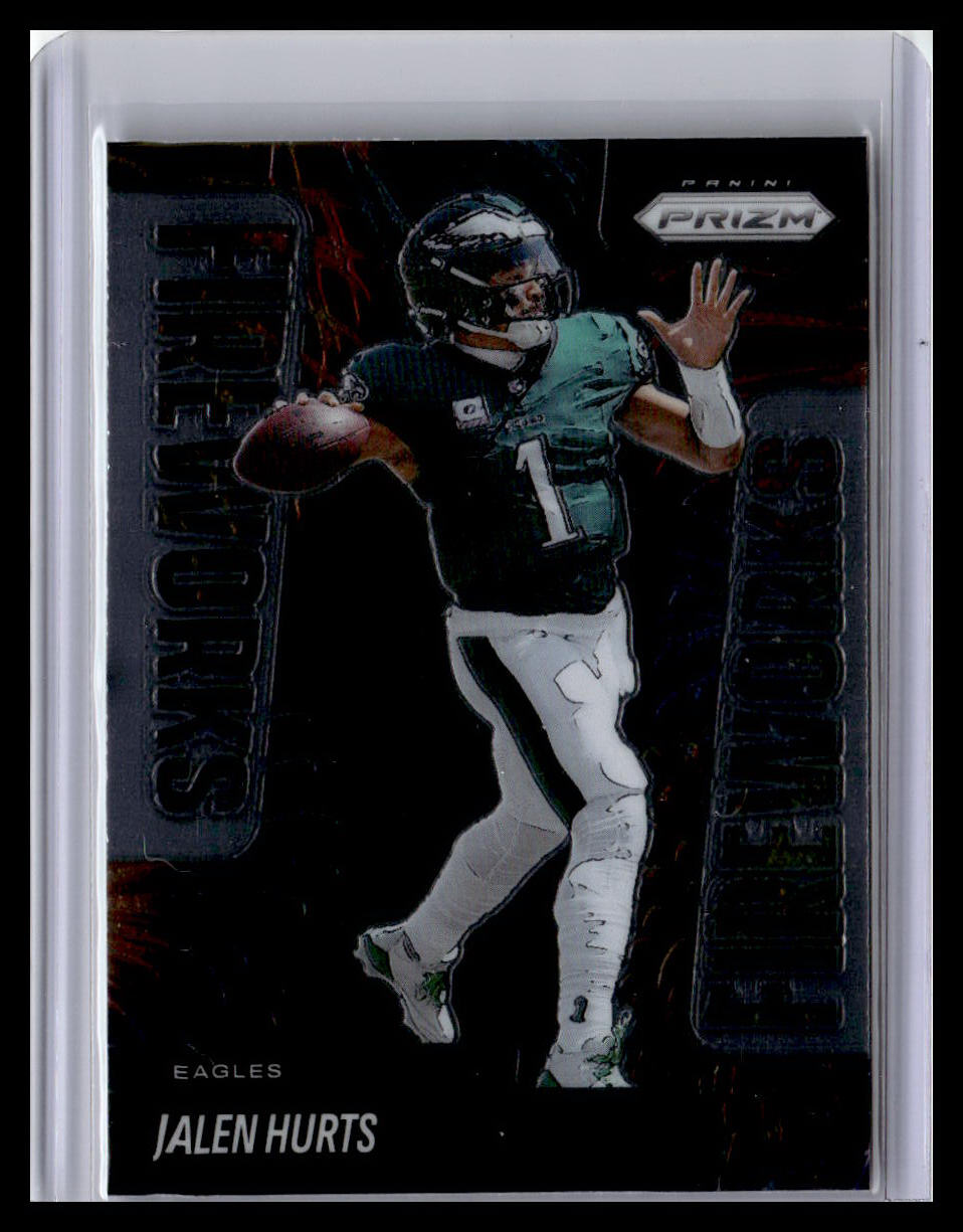 2025 Panini Prizm #5 Jalen Hurts Fireworks