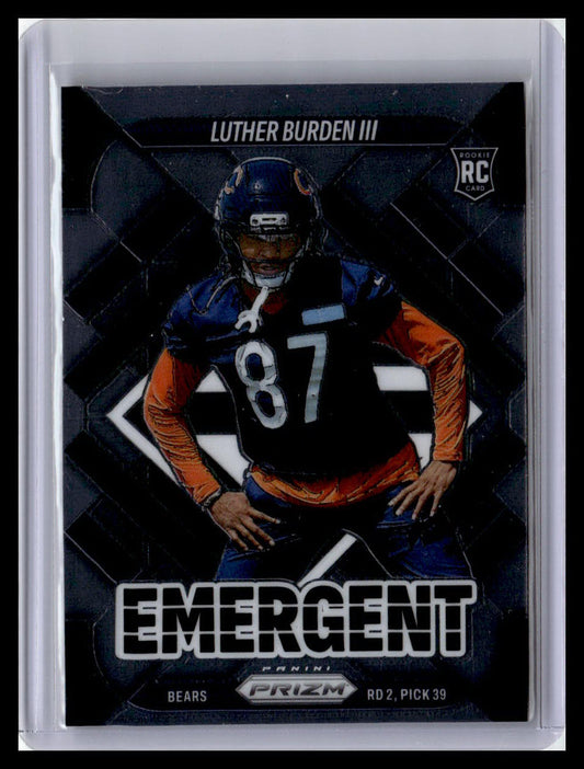 2025 Panini Prizm #19 Luther Burden III Emergent