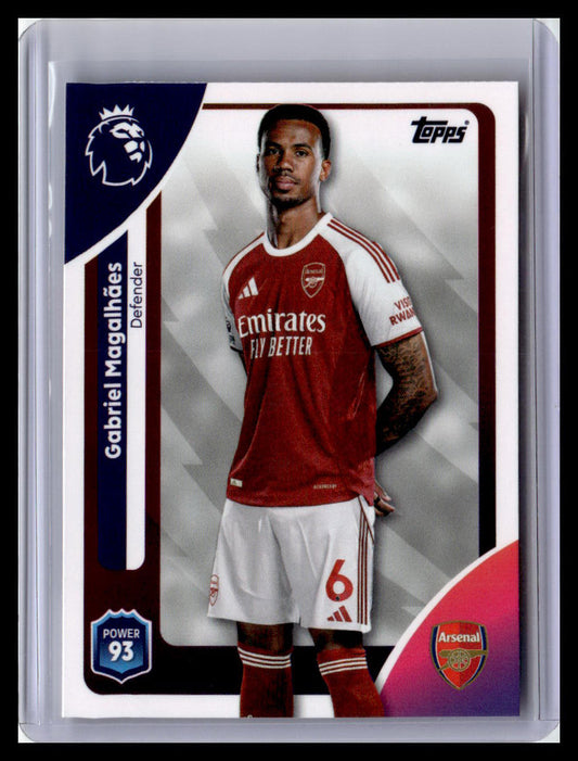2025-26 Topps Premier League #4 Gabriel Magalhães