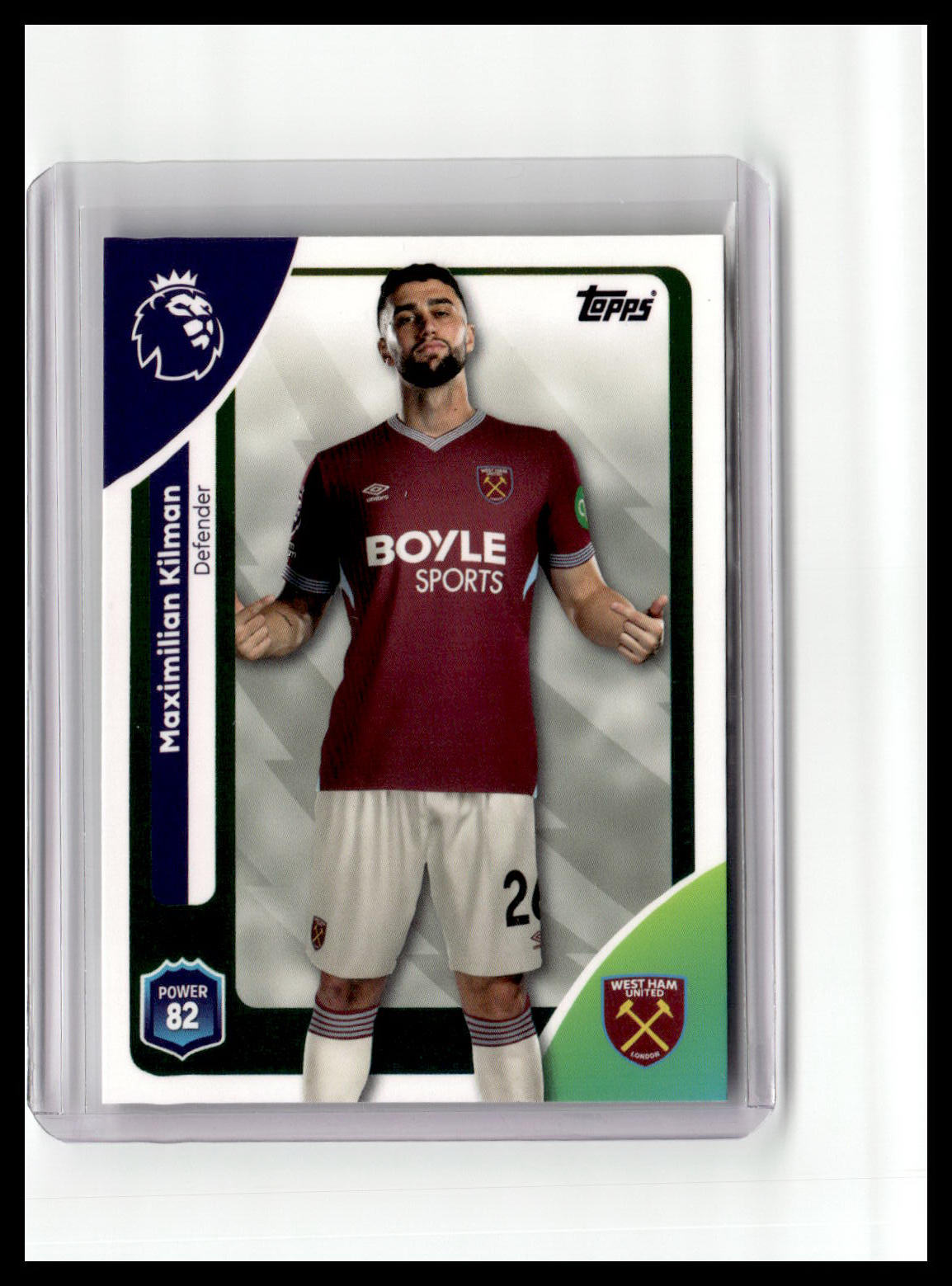2025-26 Topps Premier League #274 Maximilian Kilman
