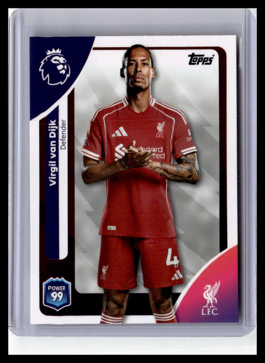 2025-26 Topps Premier League #165 Virgil van Dijk