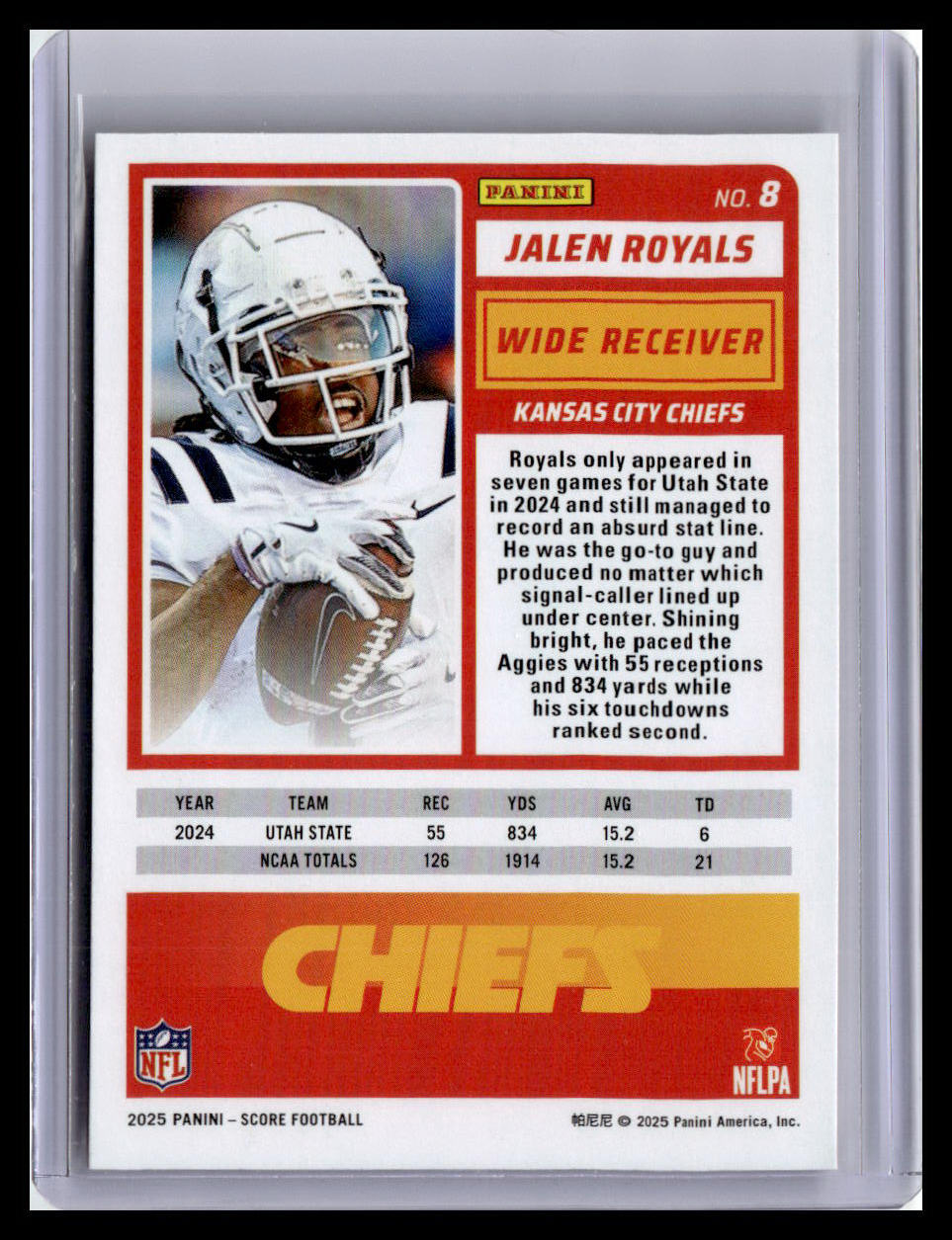 2025 Score-A-Treat #8 Jalen Royals