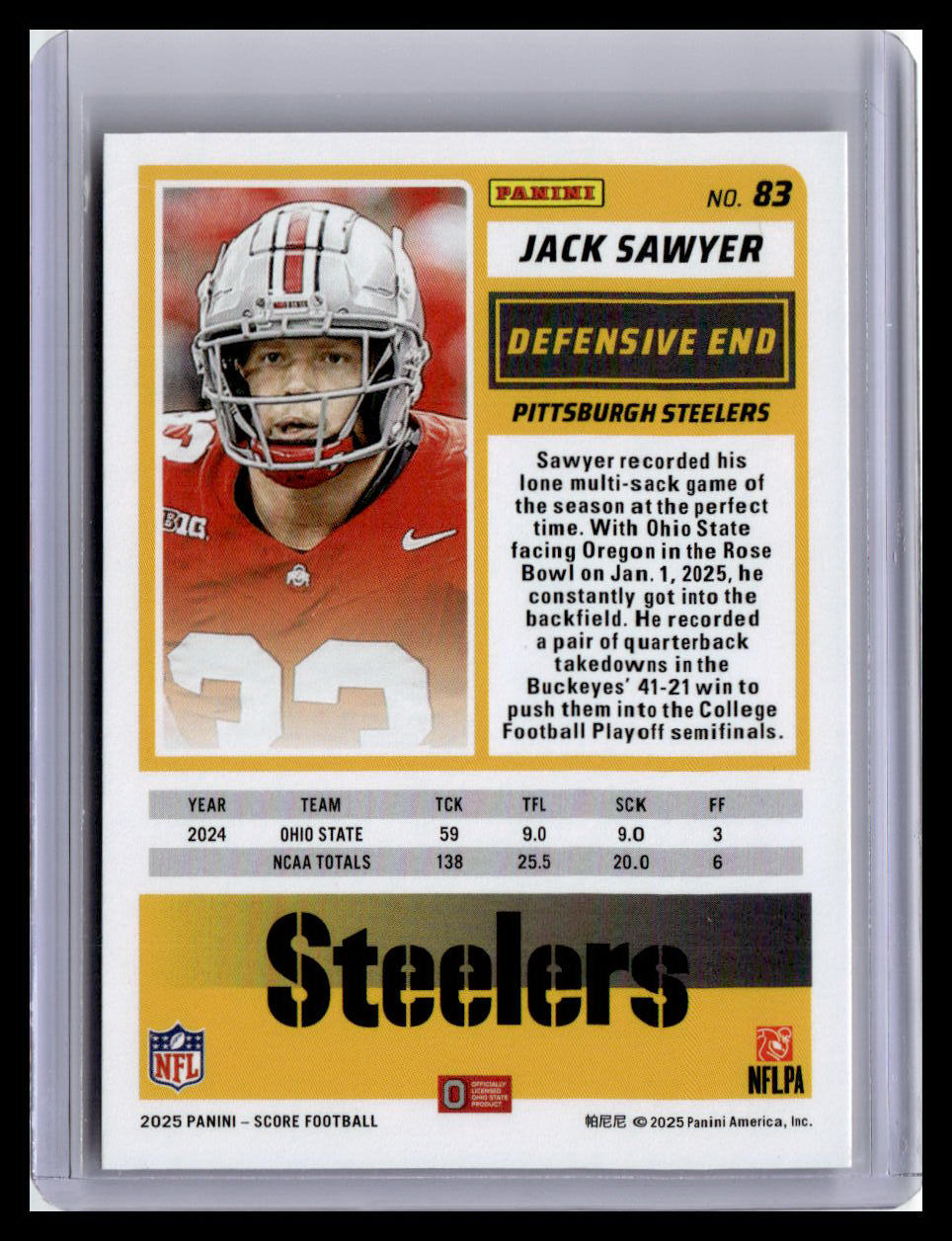 2025 Score-A-Treat #83 Jack Sawyer
