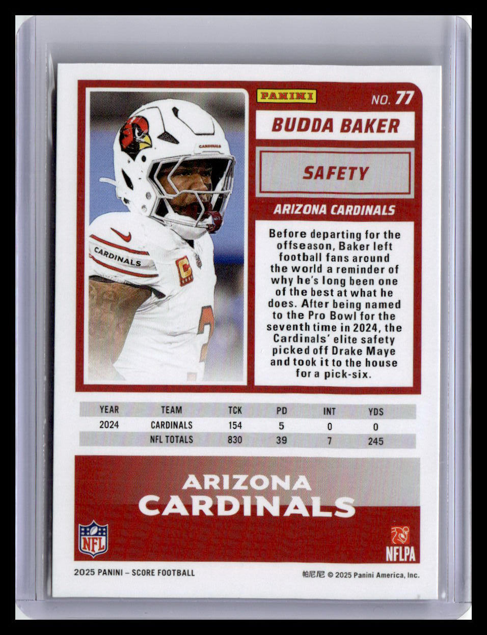 2025 Score-A-Treat #77 Budda Baker