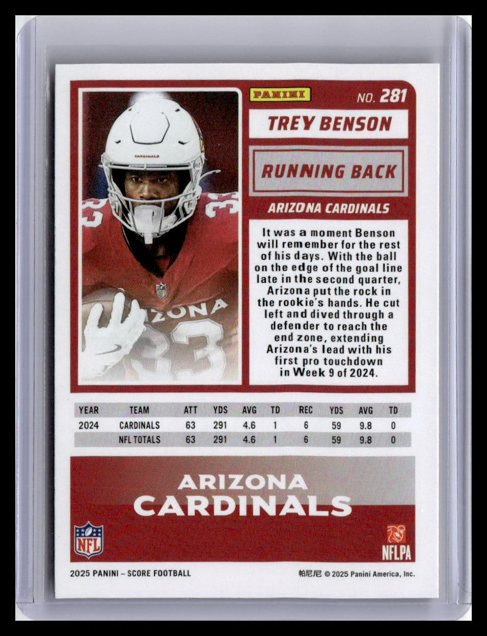 2025 Score-A-Treat #281 Trey Benson