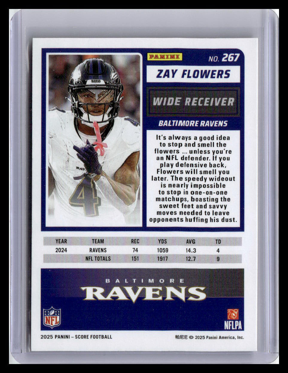 2025 Score-A-Treat #267 Zay Flowers