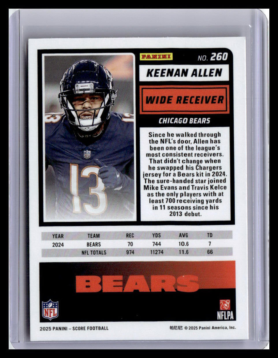 2025 Score-A-Treat #260 Keenan Allen