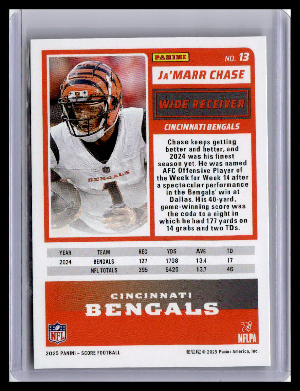 2025 Score-A-Treat #13 Ja'Marr Chase