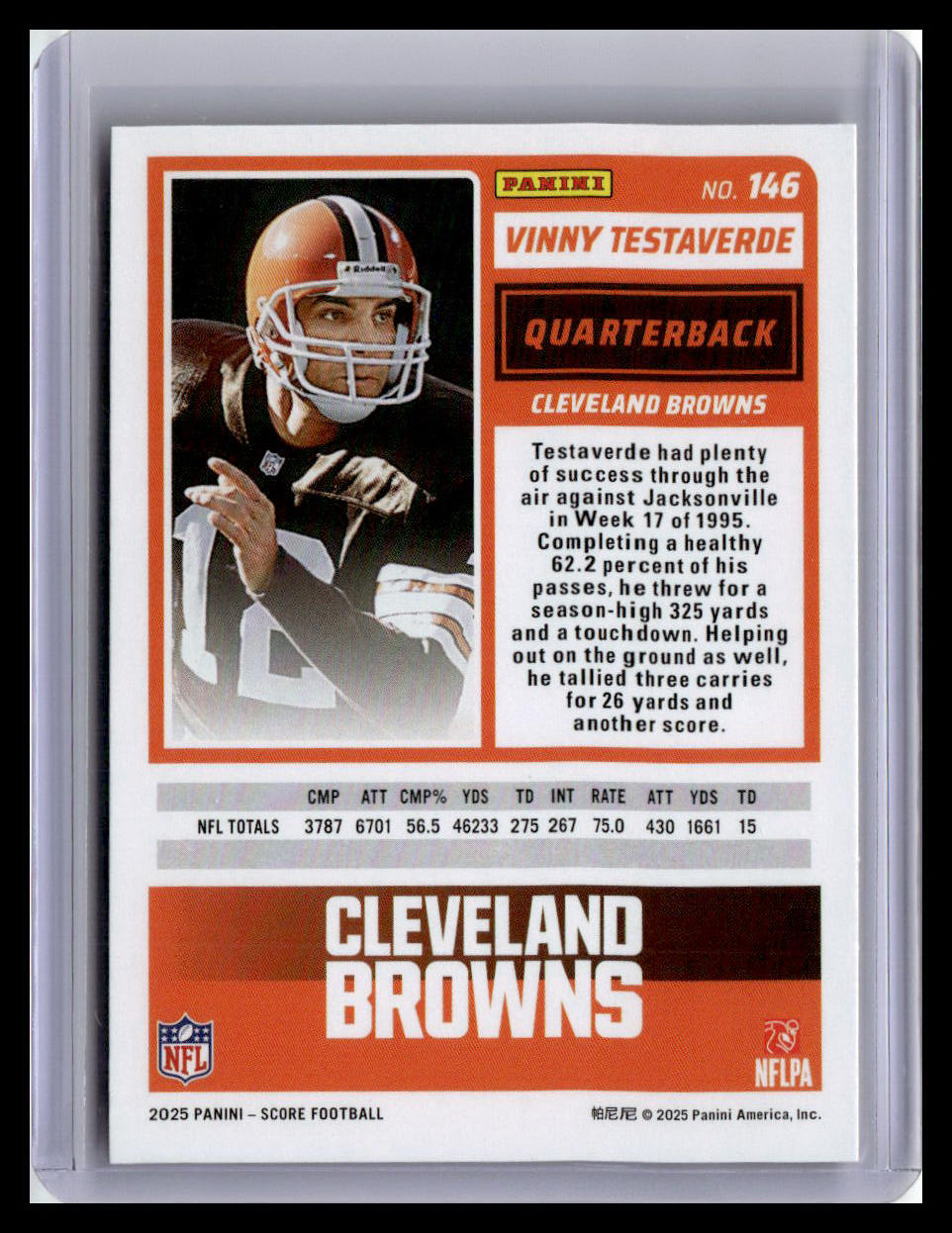 2025 Score-A-Treat #146 Vinny Testaverde