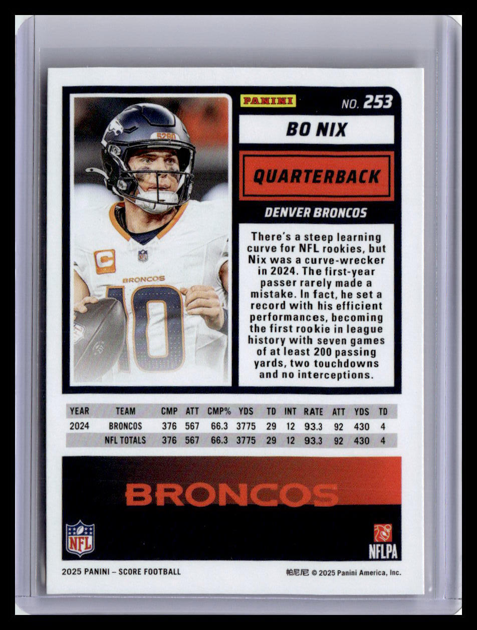 2025 Score-A-Treat #253 Bo Nix