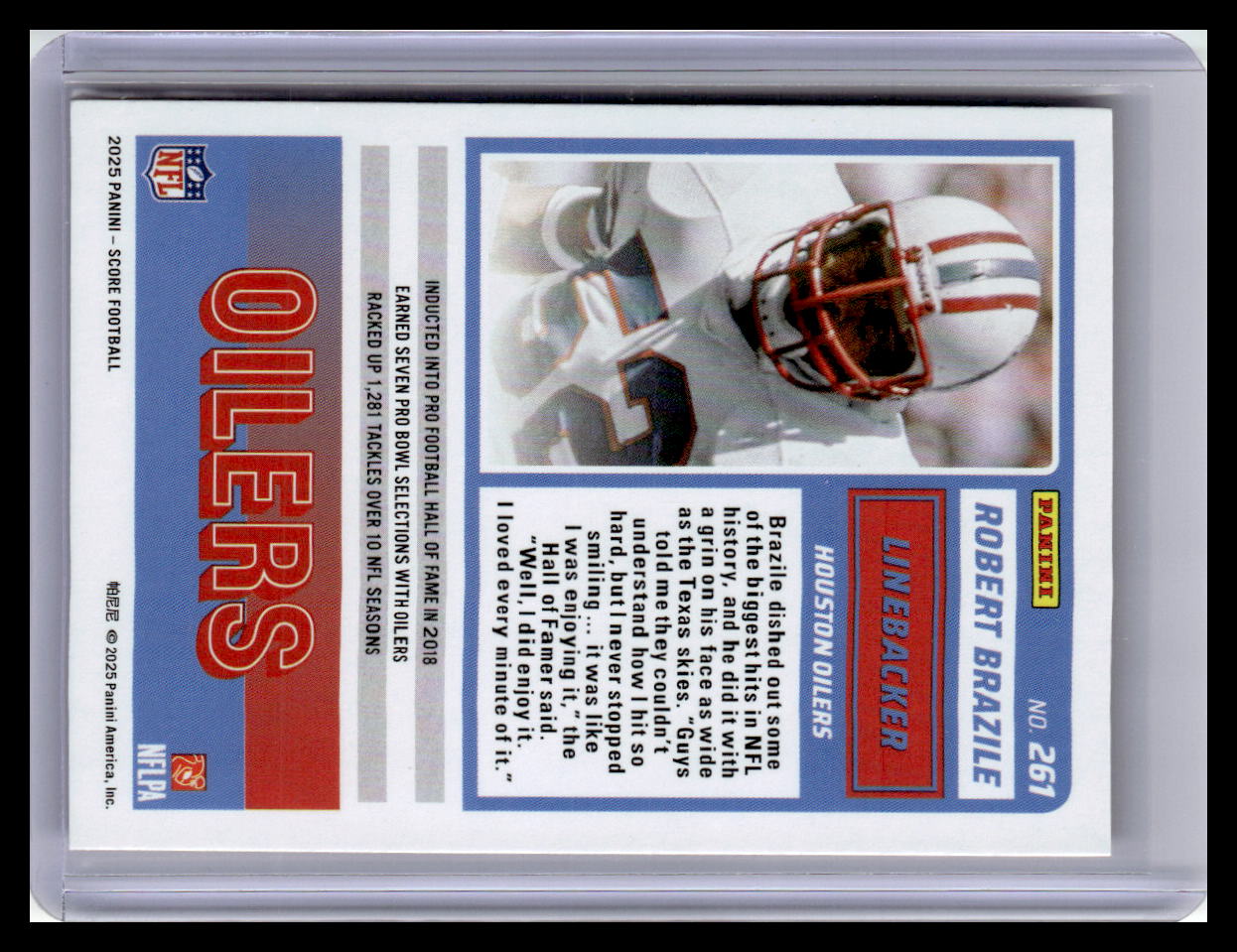 2025 Score-A-Treat #261 Robert Brazile