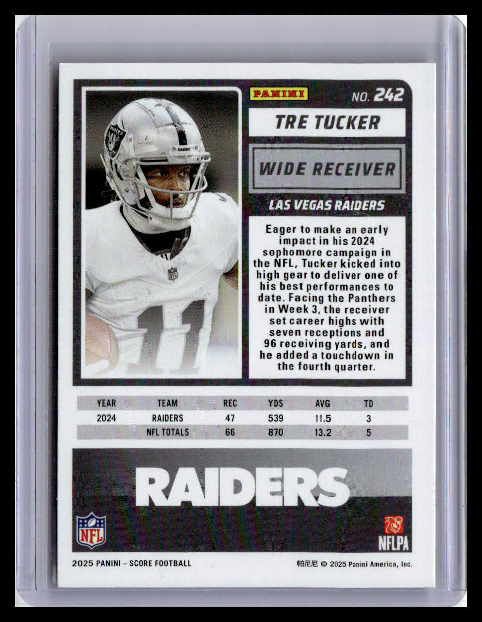 2025 Score-A-Treat #242 Tre Tucker