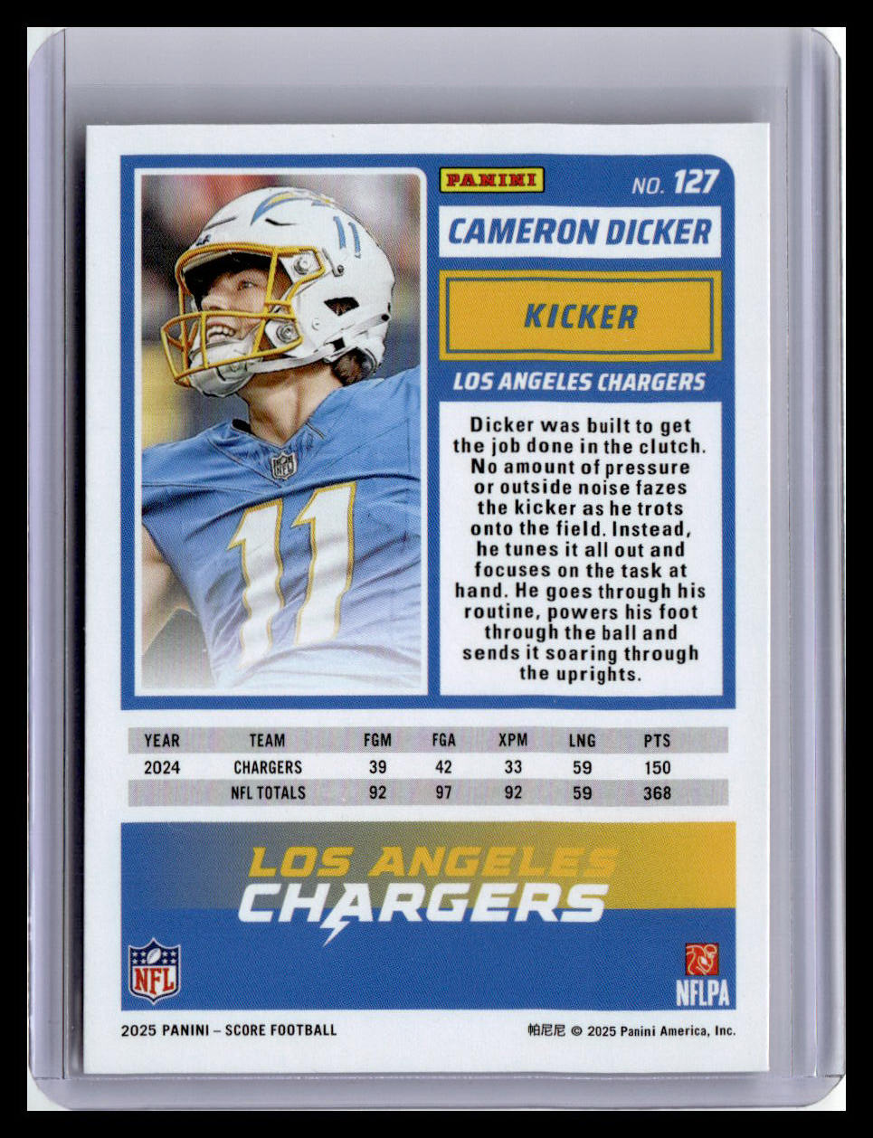 2025 Score-A-Treat #127 Cameron Dicker