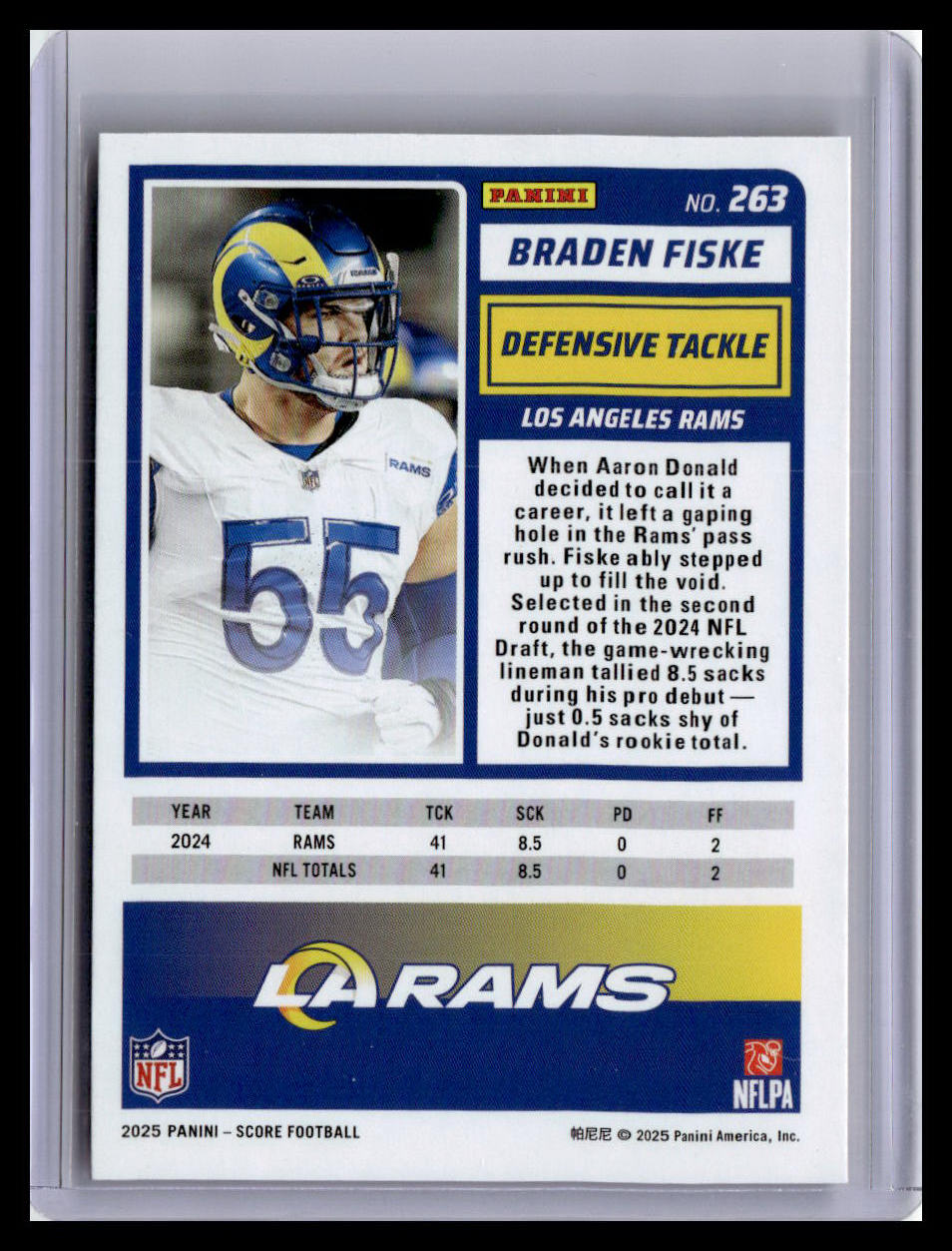 2025 Score-A-Treat #263 Braden Fiske