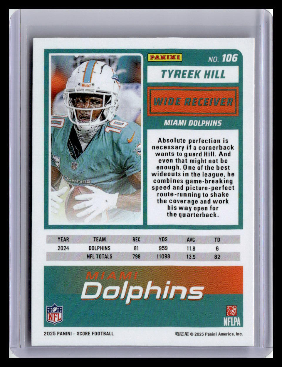 2025 Score-A-Treat #106 Tyreek Hill
