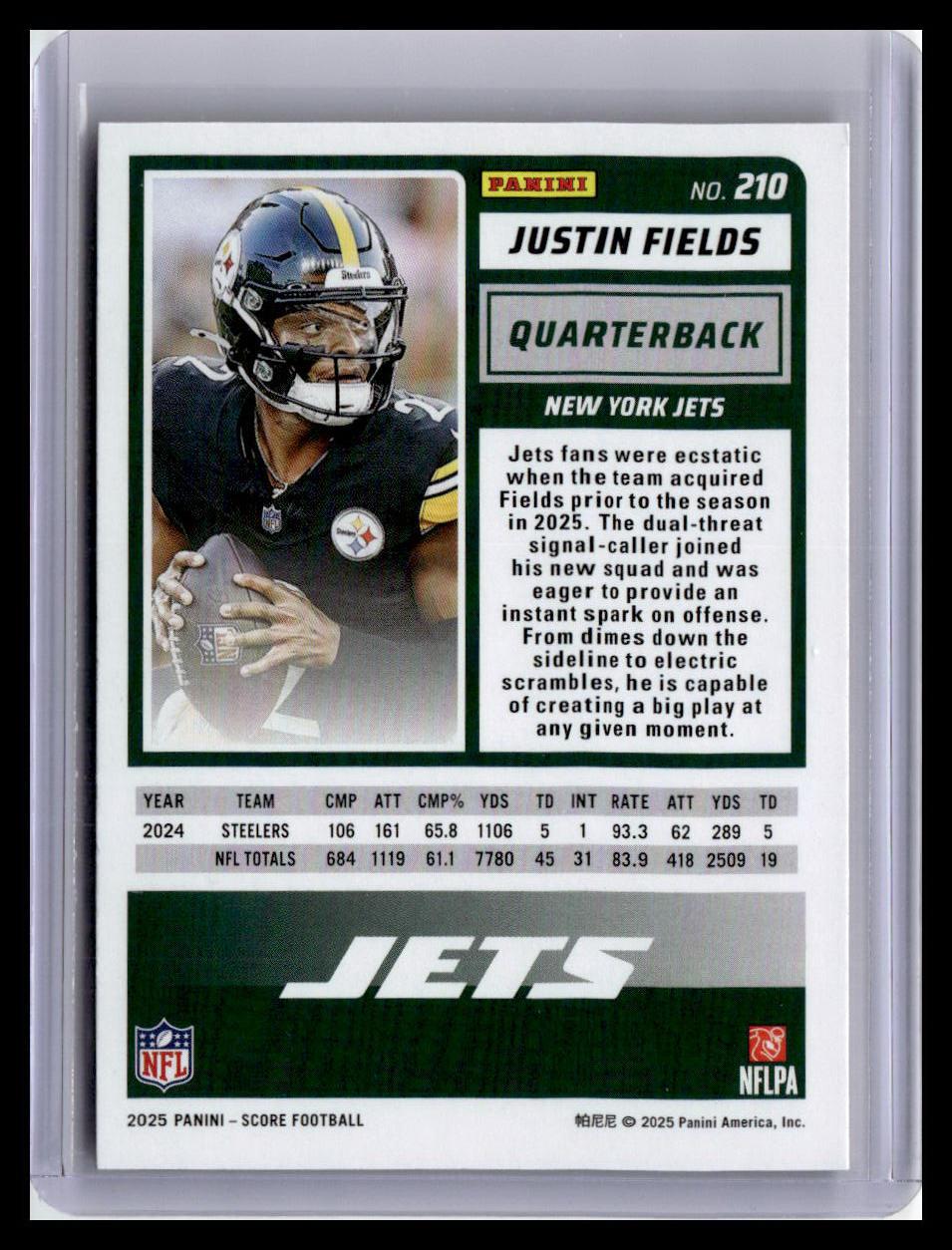 2025 Score-A-Treat #210 Justin Fields