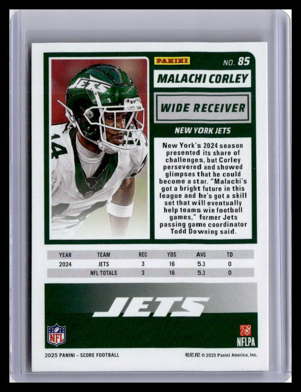 2025 Score-A-Treat #85 Malachi Corley