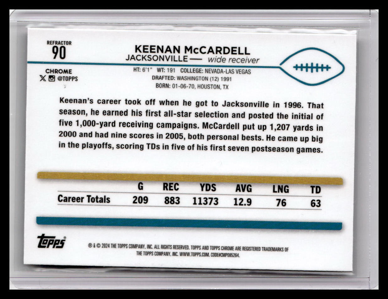 2024 Topps Chrome #90 Keenan McCardell