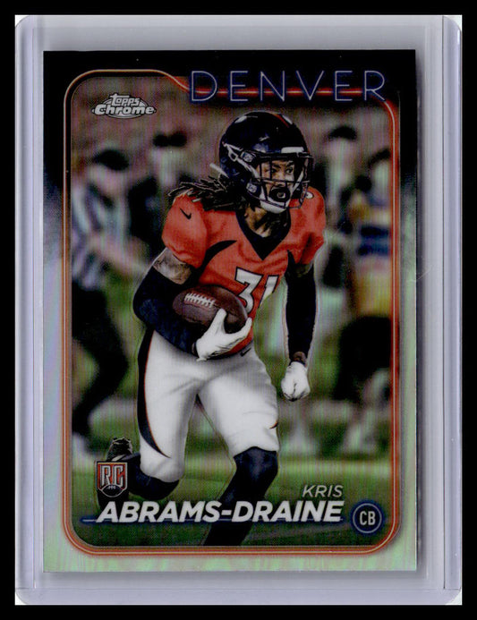 2024 Topps Chrome #256 Kris Abrams-Draine