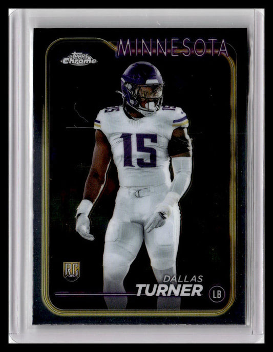 2024 Topps Chrome #221 Dallas Turner