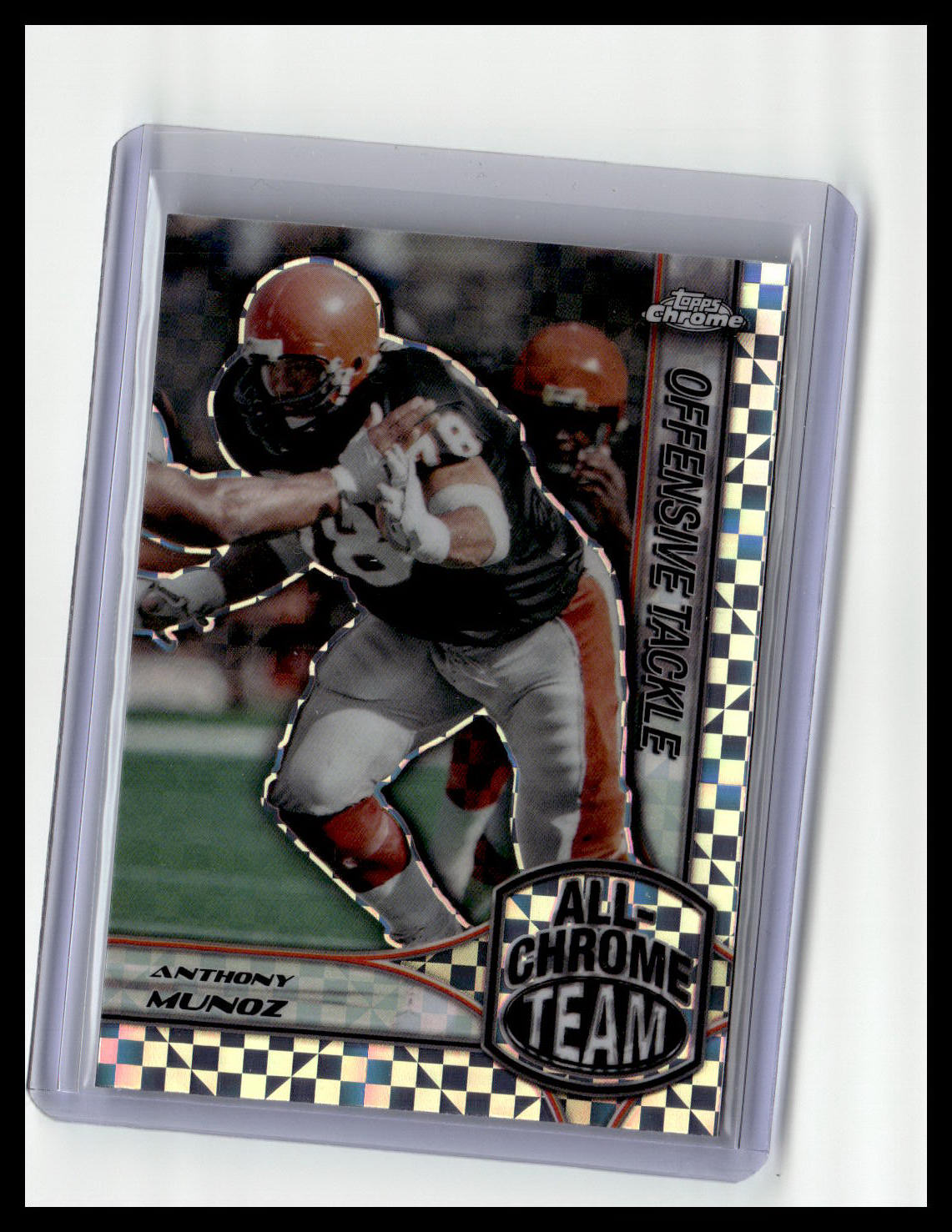 2024 Topps Chrome #ACT-10 Anthony Munoz All-Chrome Team X-Fractor