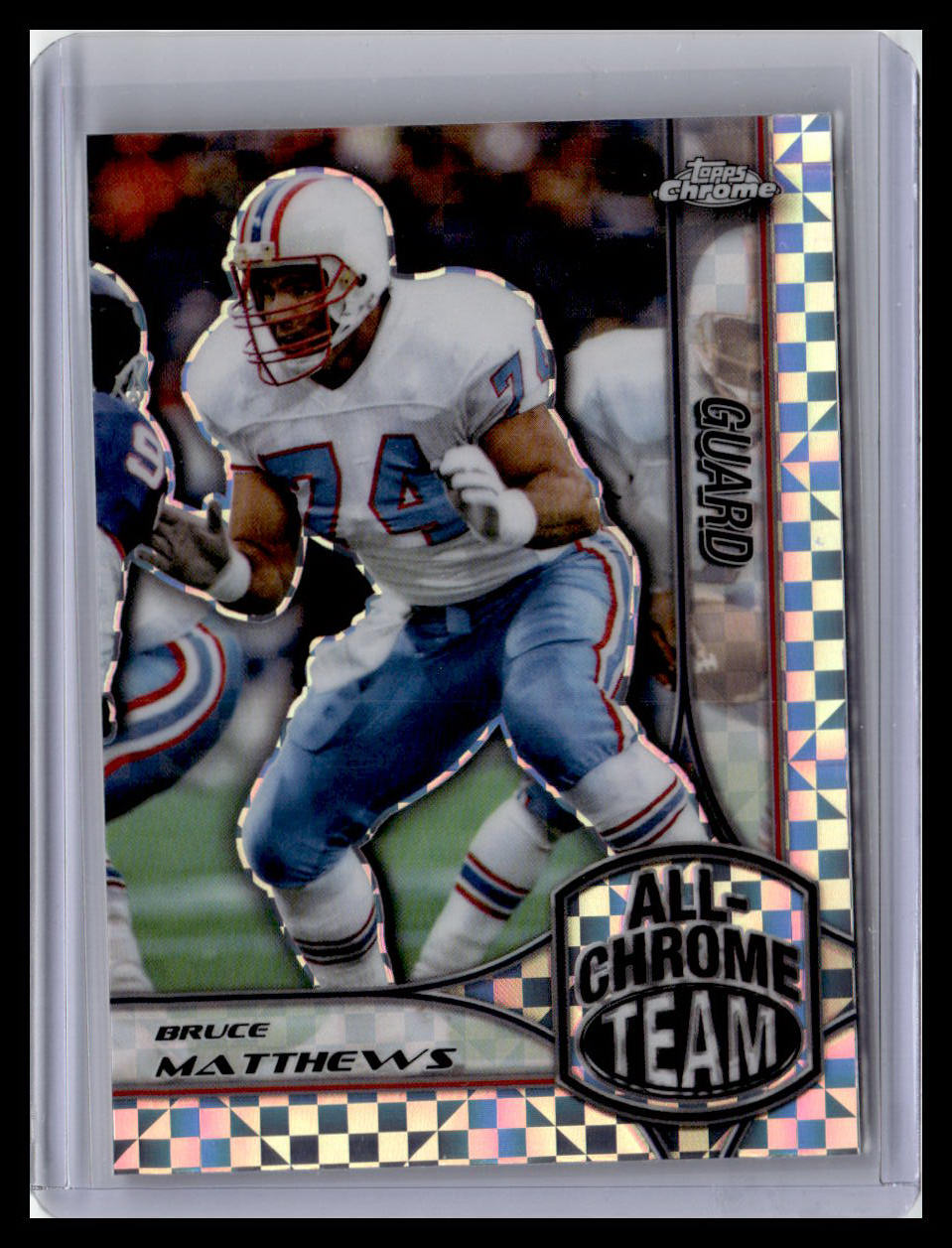 2024 Topps Chrome #ACT-8 Bruce Matthews All-Chrome Team X-Fractor