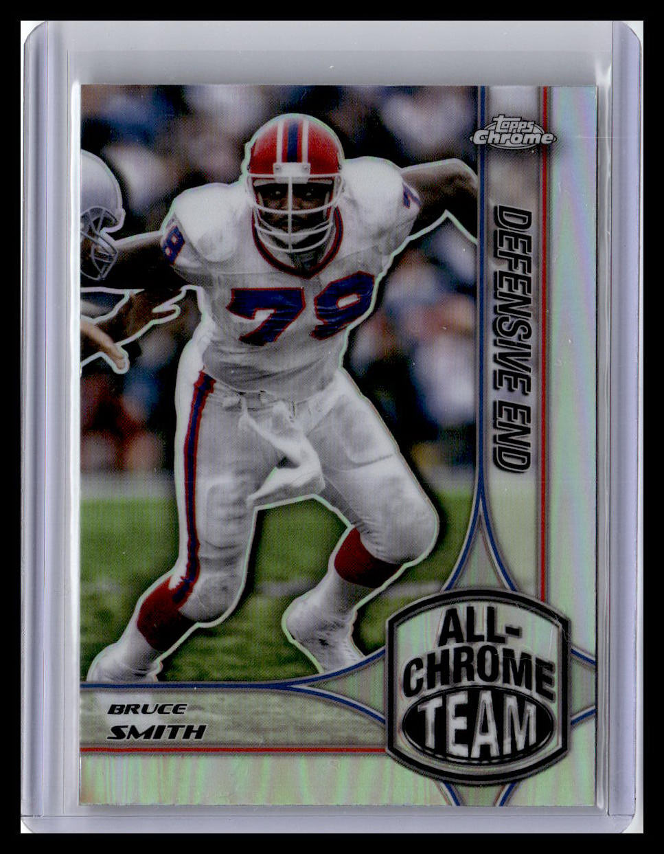 2024 Topps Chrome #ACT-13 Bruce Smith All-Chrome Team Refractor