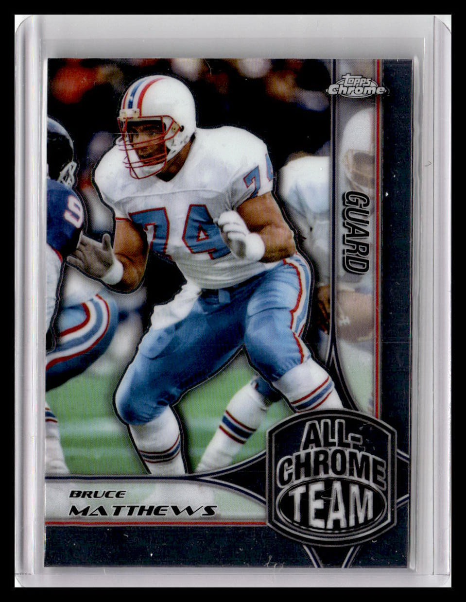 2024 Topps Chrome #ACT-8 Bruce Matthews All-Chrome Team Lazer Refractor