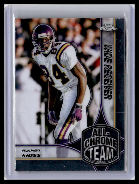 2024 Topps Chrome #ACT-5 Randy Moss All-Chrome Team Refractor