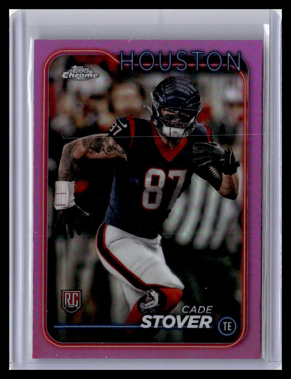 2024 Topps Chrome #236 Cade Stover Pink Refractor