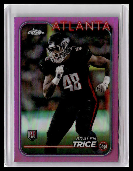 2024 Topps Chrome #234 Bralen Trice Pink Refractor