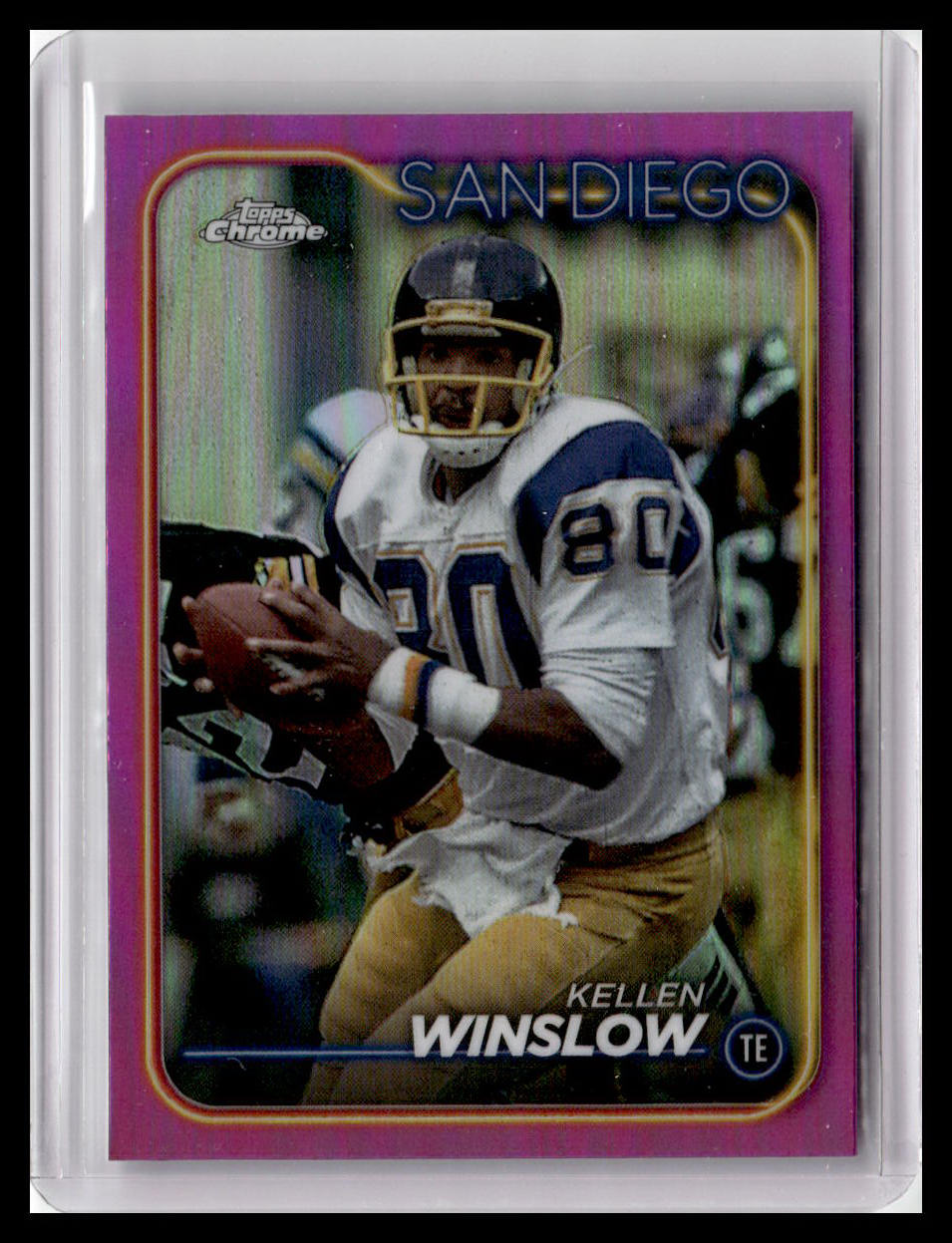 2024 Topps Chrome #175 Kellen Winslow Pink Refractor