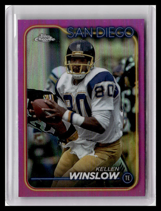 2024 Topps Chrome #175 Kellen Winslow Pink Refractor