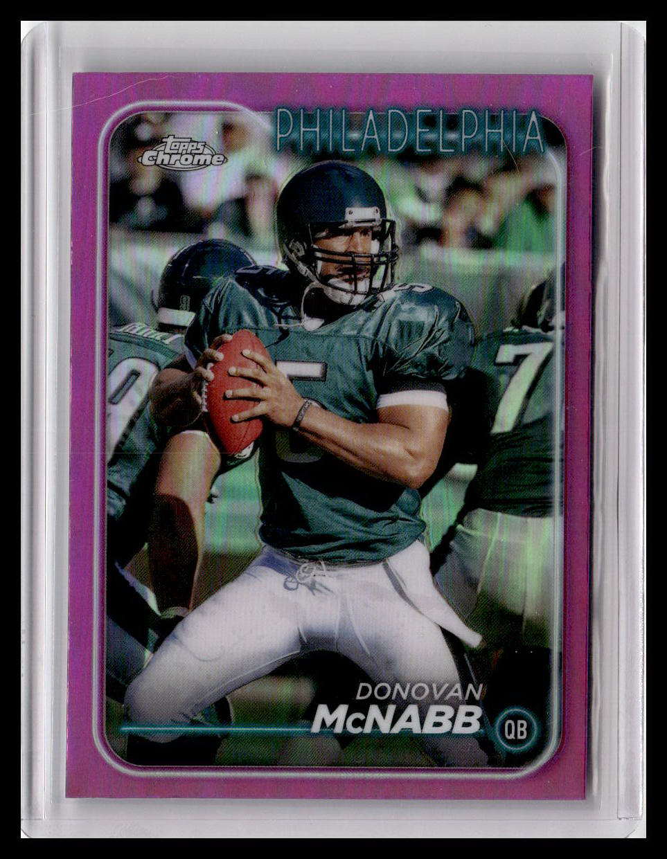 2024 Topps Chrome #157 Donovan McNabb Pink Refractor