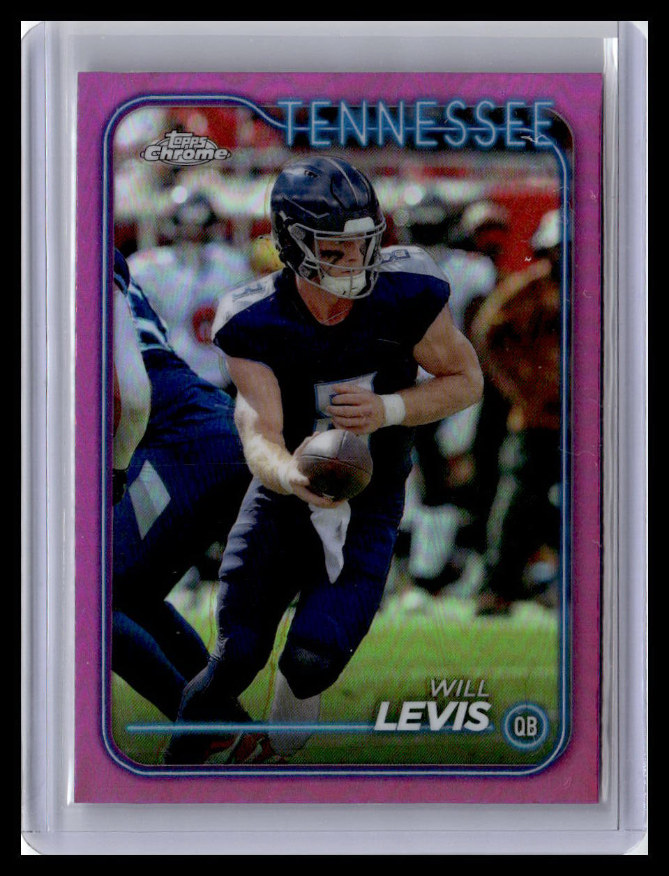 2024 Topps Chrome #188 Will Levis Pink Refractor