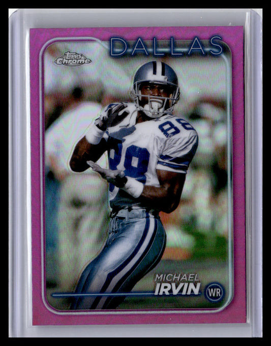 2024 Topps Chrome #36 Michael Irvin Pink Refractor