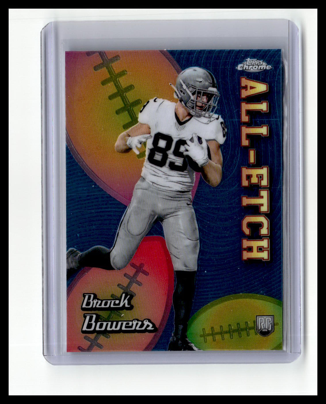 2024 Topps Chrome #CAE-BB Brock Bowers Chrome All-Etch