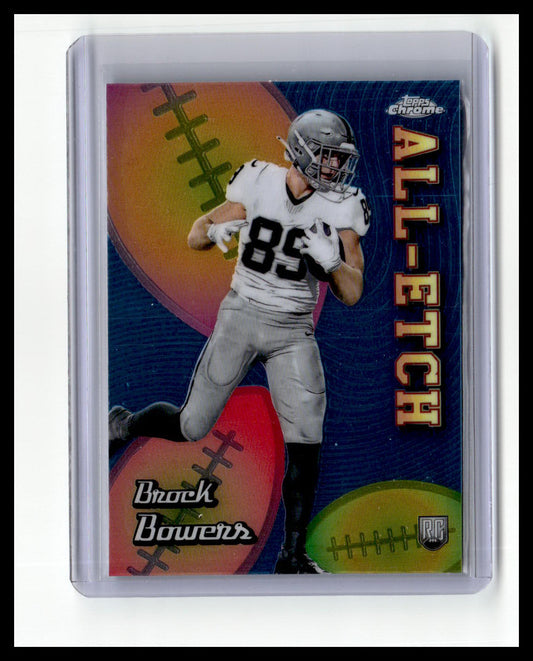 2024 Topps Chrome #CAE-BB Brock Bowers Chrome All-Etch