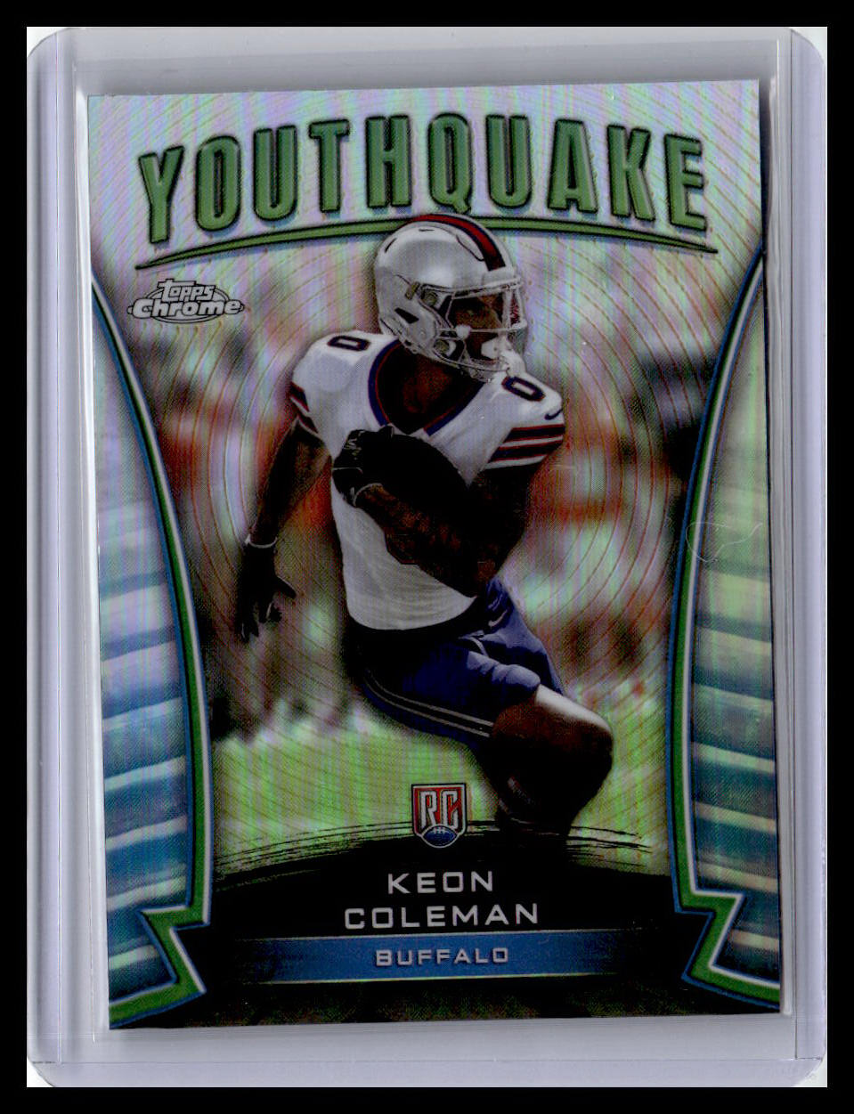 2024 Topps Chrome #Y-21 Keon Coleman Youthquake Refractor
