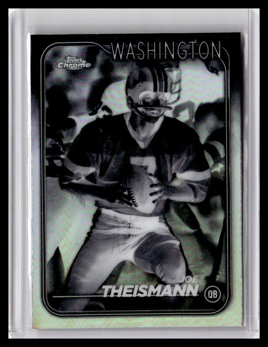 2024 Topps Chrome #196 Joe Theismann Negative Refractor