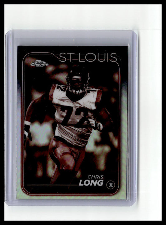 2024 Topps Chrome #103 Chris Long Sepia Refractor