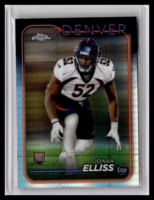 2024 Topps Chrome #258 Jonah Elliss Prism Refractor