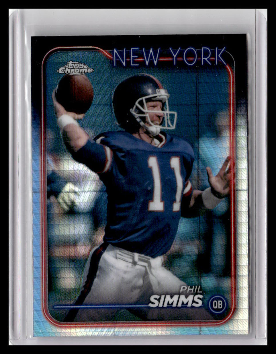 2024 Topps Chrome #140 Phil Simms Prism Refractor