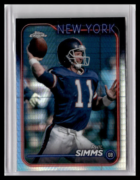2024 Topps Chrome #140 Phil Simms Prism Refractor