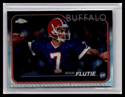 2024 Topps Chrome #10 Doug Flutie Prism Refractor