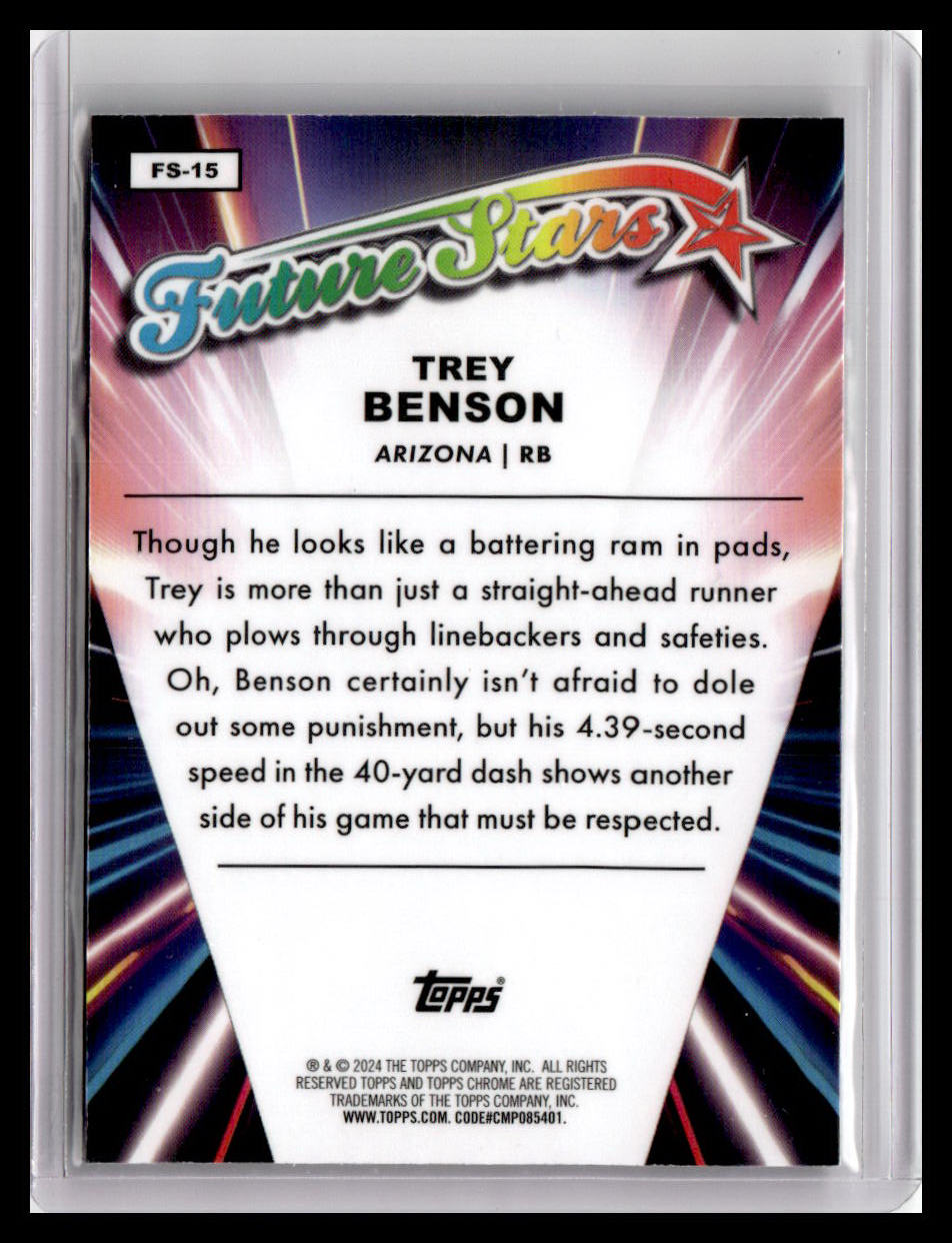 2024 Topps Chrome #FS-15 Trey Benson Future Stars