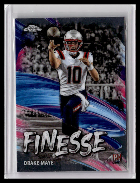 2024 Topps Chrome #F-2 Drake Maye Finesse