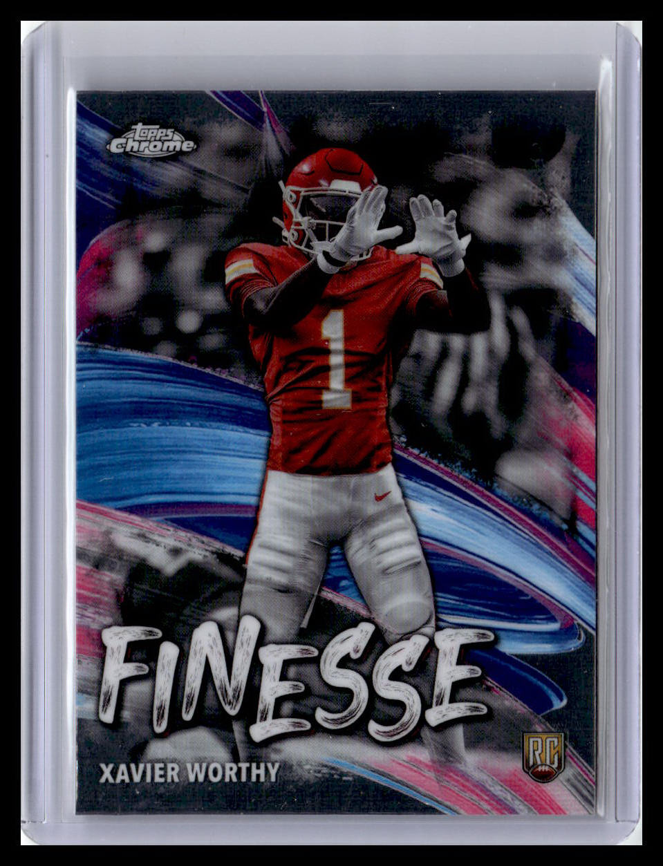 2024 Topps Chrome #F-7 Xavier Worthy Finesse