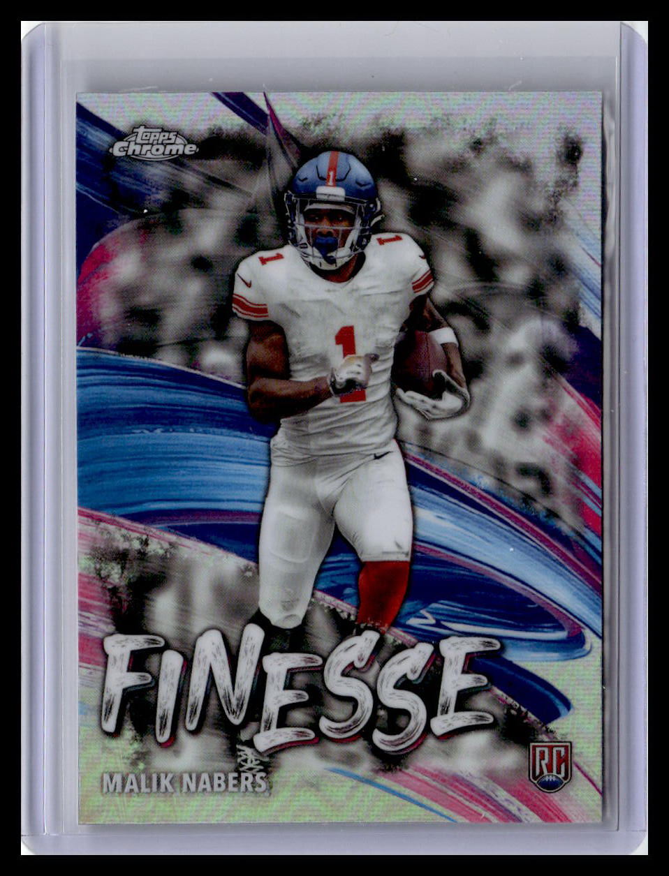 2024 Topps Chrome #F-6 Malik Nabers Finesse
