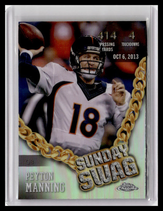 2024 Topps Chrome #SS-10 Peyton Manning Sunday Swag